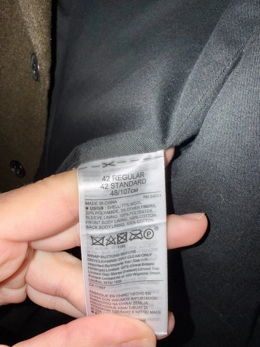 Banana Republic Heritage Mario Bellucci Italian Wool Sport Coat Blazer 42R